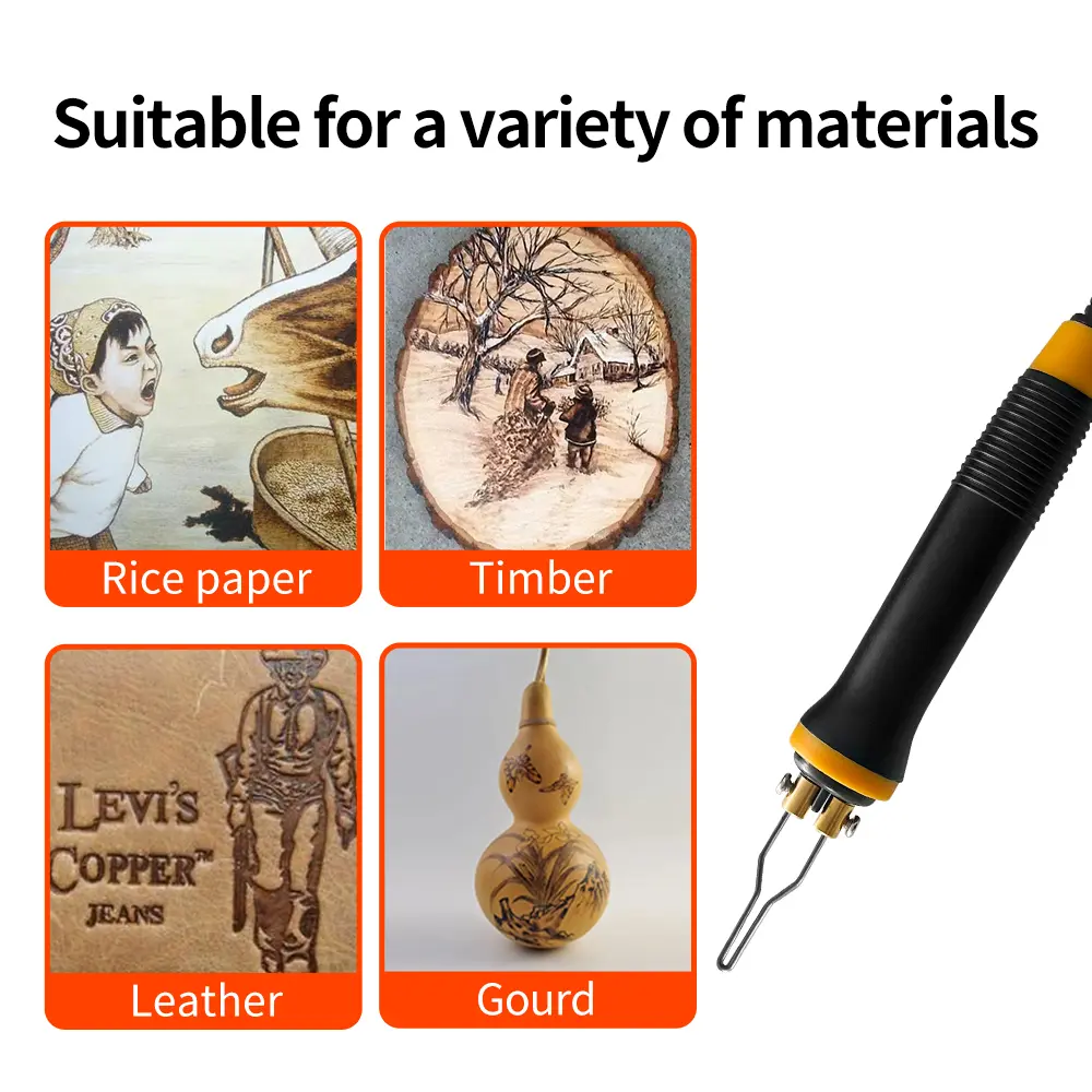 Professional Grade Branding Machine DIY Gourd Wood Panel Stamping Engraving Branding Tool Digital Temperature Display