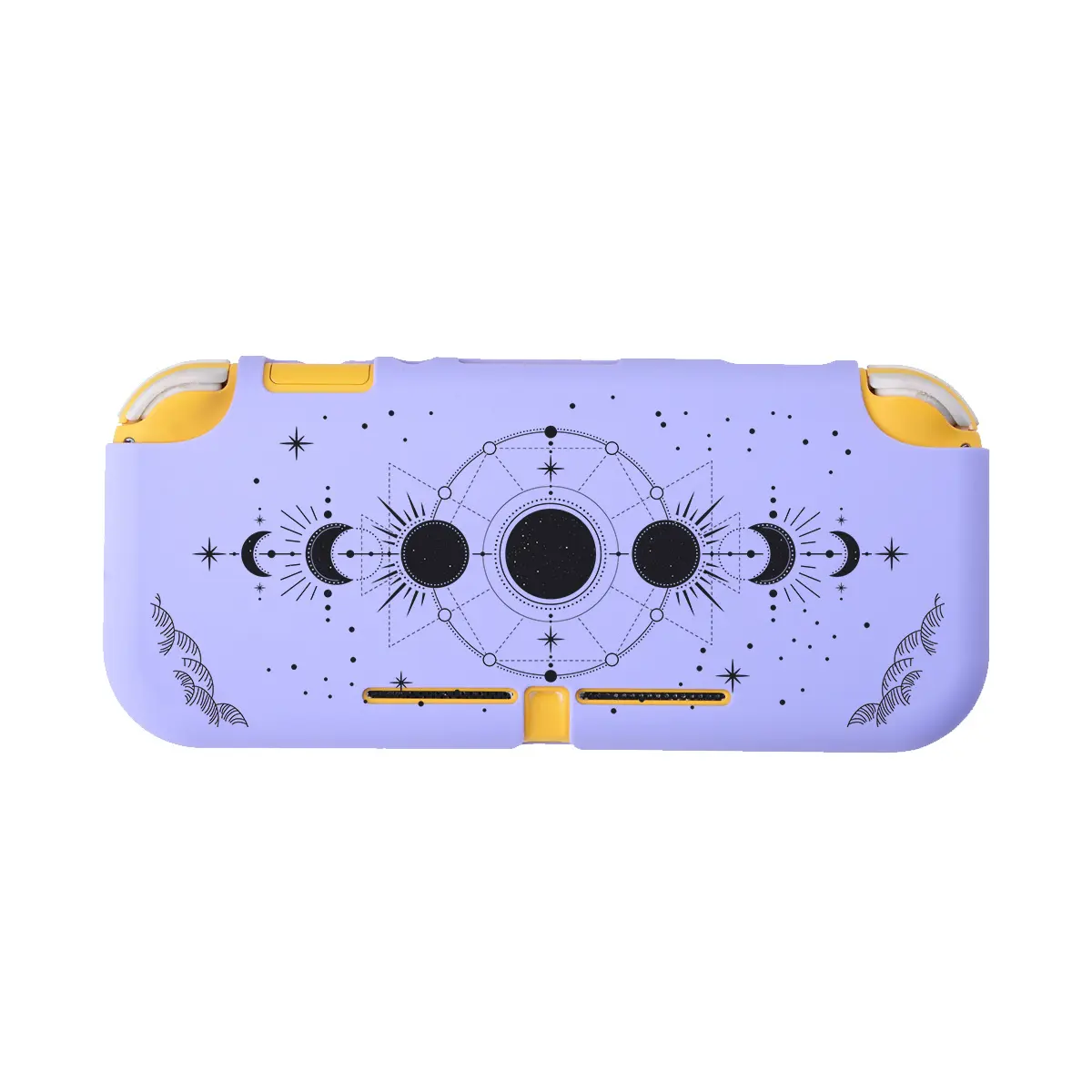 Aesthestic Black Moon Phase Nintendo Switch Lite Case Funda Pink Soft TPU Skin Shell Cover NS Lite Console Gaming Accessories