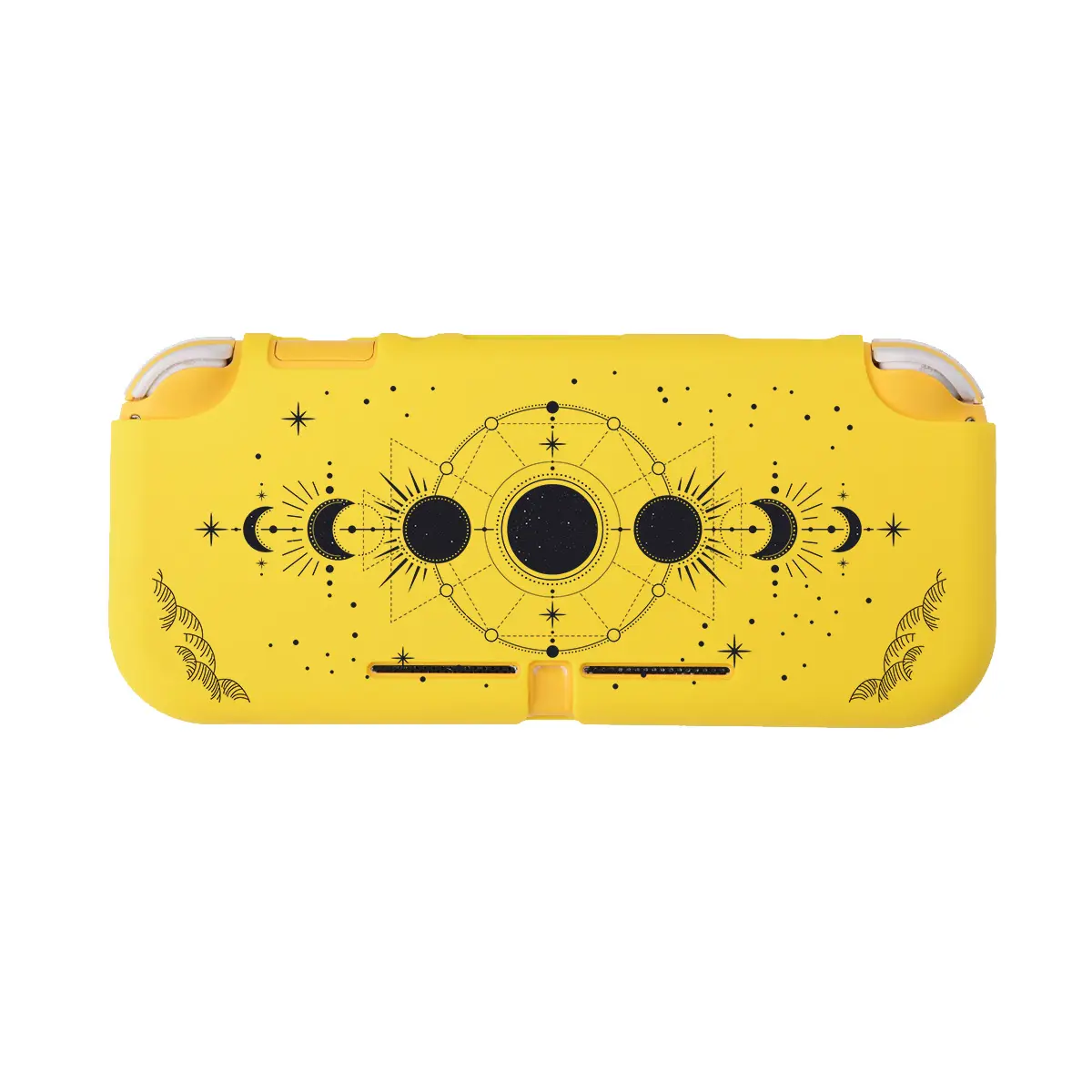 Aesthestic Black Moon Phase Nintendo Switch Lite Case Funda Pink Soft TPU Skin Shell Cover NS Lite Console Gaming Accessories