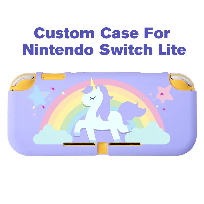 Custom Cute Kawaii Case For Nintendo Switch Lite TPU Protection Shell Decal Cover Create Your Own Designs
