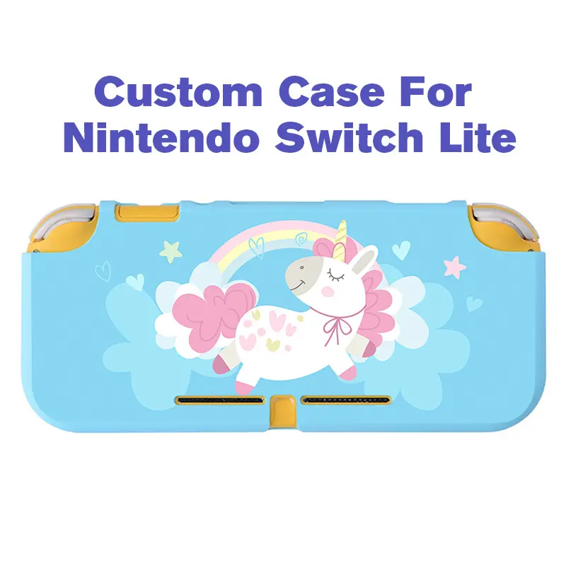 Custom Cute Kawaii Case For Nintendo Switch Lite TPU Protection Shell Decal Cover Create Your Own Designs