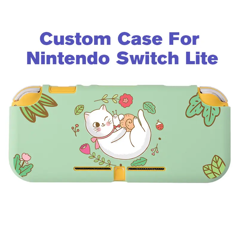 Custom Cute Kawaii Case For Nintendo Switch Lite TPU Protection Shell Decal Cover Create Your Own Designs