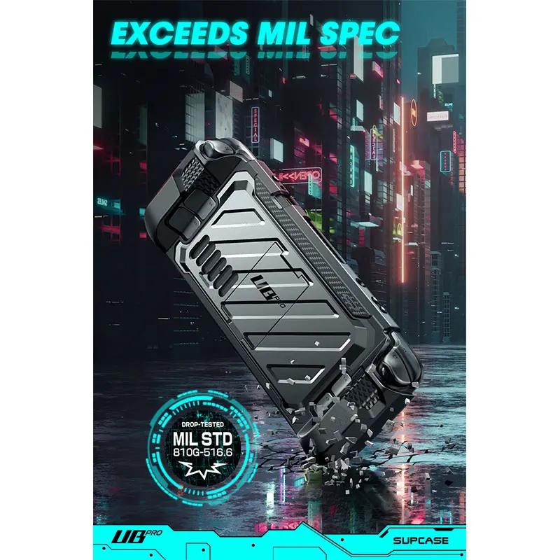SUPCASE For Steam Deck OLED (2023) /For Steam Deck (2022) Case UB Pro Rugged Slim Shock-absorbing Protective Cover Case