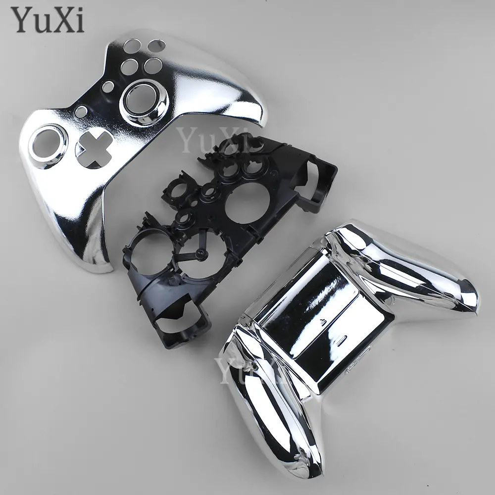 1Set For Xbox One Plating Housing Shell Replacement Full Buttons Mod Kit Gamepad Controller Electroplating Case Cover Parts