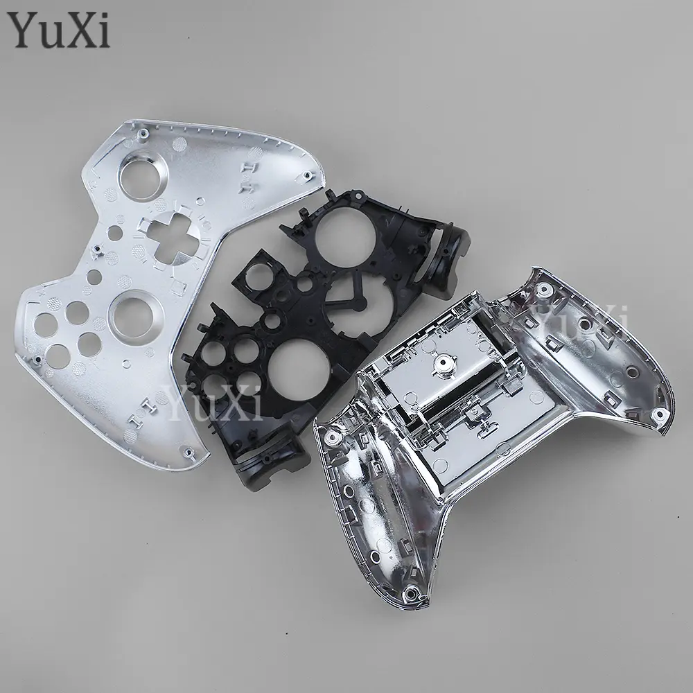 1Set For Xbox One Plating Housing Shell Replacement Full Buttons Mod Kit Gamepad Controller Electroplating Case Cover Parts