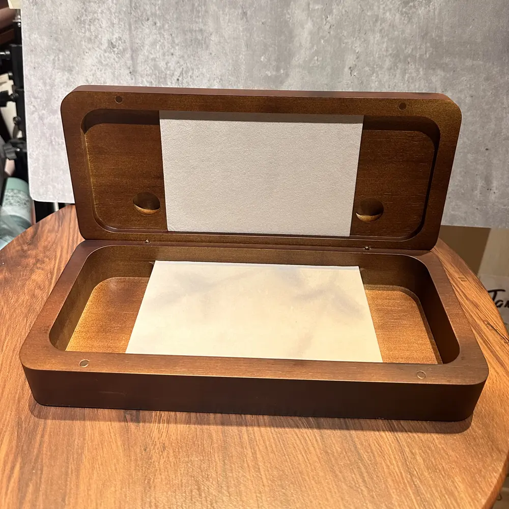 High-end Exquisite Wooden Magnetic Hard Storage Table Box For Steam Deck Anti-drop Shockproof Unique Style Storage Holder Case