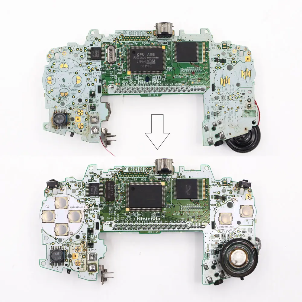 For GBA Conductive Film Button Modify Kits Tacktile Clicky A B D-Pad Button Pad Mod Kit for Gameboy Advance GBA