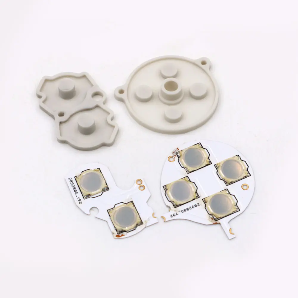 For GBA Conductive Film Button Modify Kits Tacktile Clicky A B D-Pad Button Pad Mod Kit for Gameboy Advance GBA