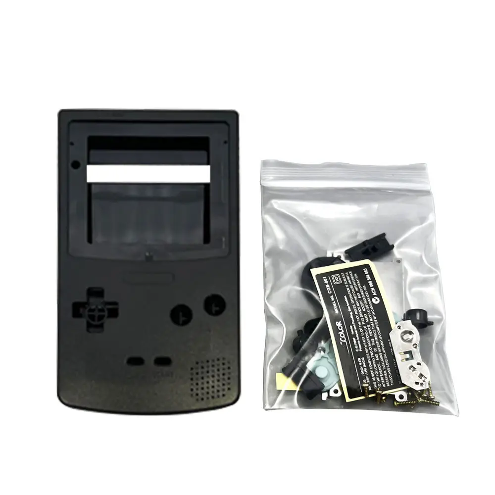 High Quality GBC Shell For Gameboy Color Housing Shell Without Glass Screen Lens,Buttons Compatible With IPS And Original Screen