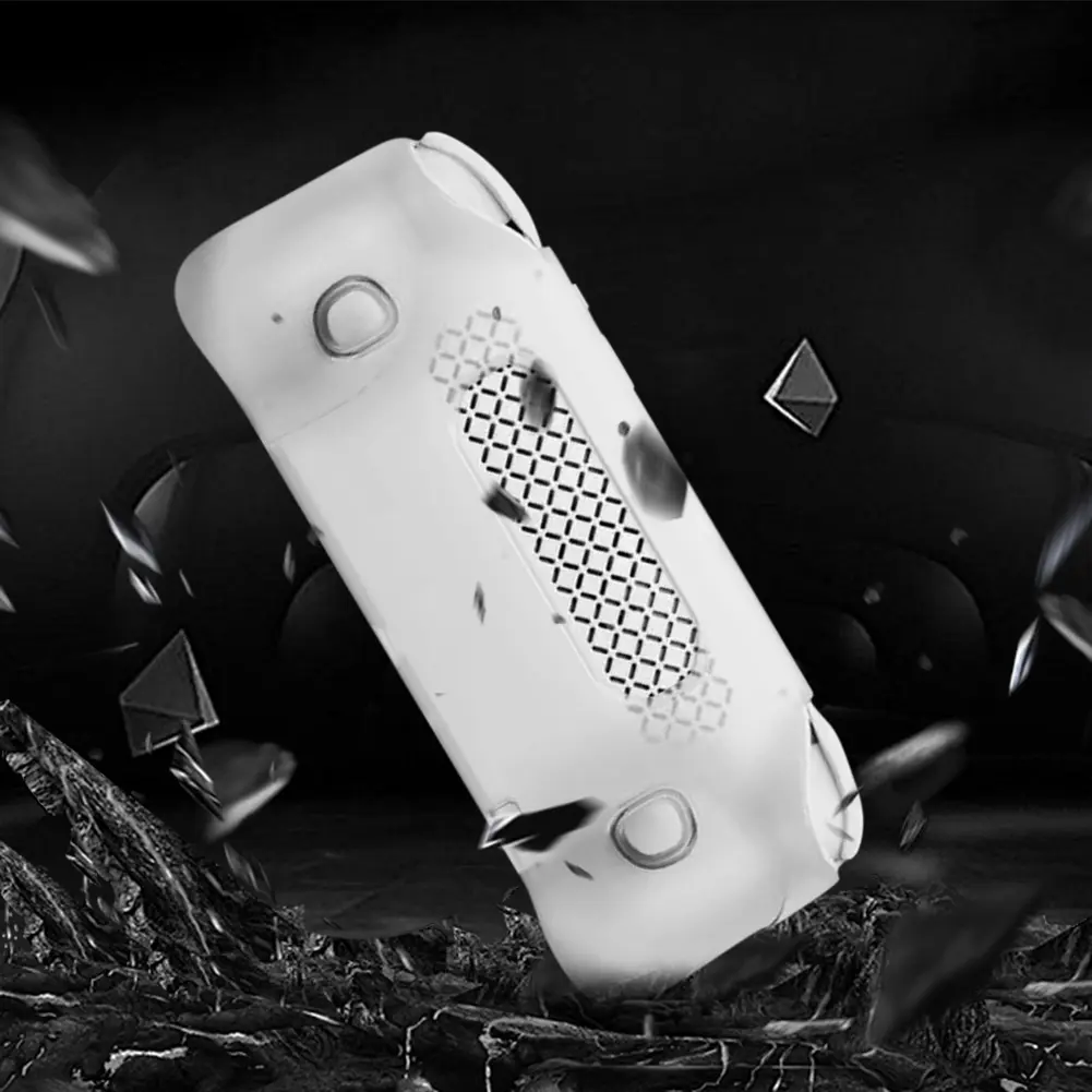for AYN Odin 2 Portal Grip Protect Silicone Case Waterproof Ergonomic Grip Protective Case Anti-fall Screen Protector Accessory