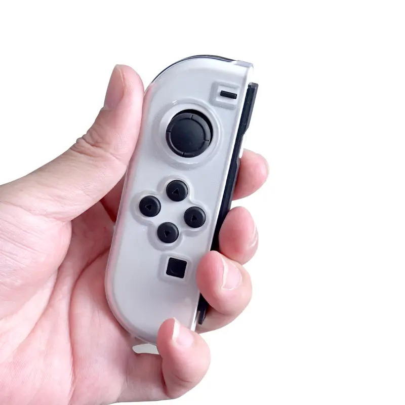 Transparent Bling Case Protective Cover Shell For Nintendo Switch 2/NS Oled Joy-Con Controller Glitter Matte TPU Soft Protector