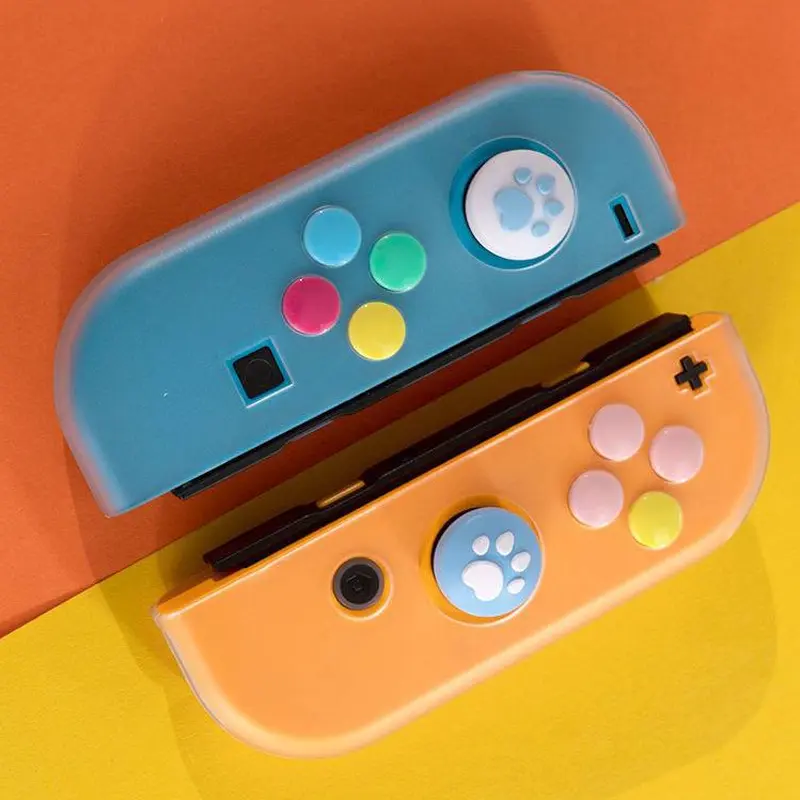 Transparent Bling Case Protective Cover Shell For Nintendo Switch 2/NS Oled Joy-Con Controller Glitter Matte TPU Soft Protector