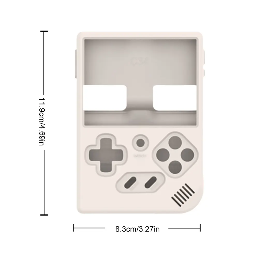 Silicone Protective Cover Shockproof Protective Case Anti-Scratch Protective Sleeve Skin with Lanyard for Anbernic RG35XX Plus