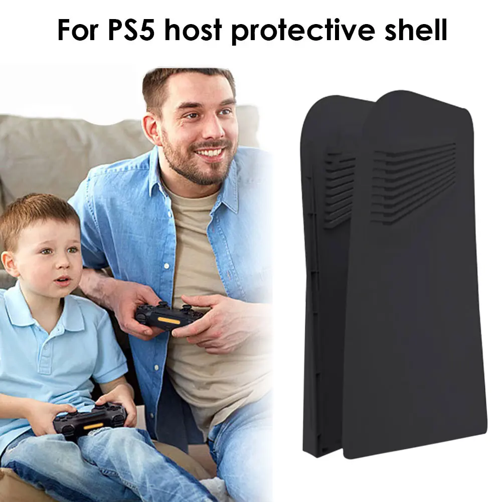 Replacement Dustproof Protective Skin Shell Cover Plate Replacement Gaming Console for PS5 Gaming Console Protective Cover
