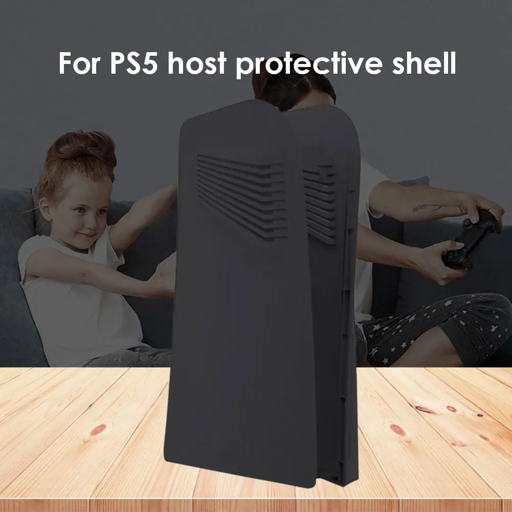 Replacement Dustproof Protective Skin Shell Cover Plate Replacement Gaming Console for PS5 Gaming Console Protective Cover