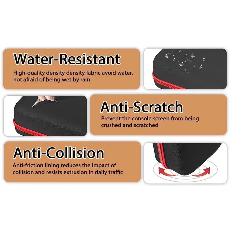 Carrying Case for Switch OLED  Suitable for Joycon and AC Adapter Portable Hard Shell Bag  Portable Travel Bag