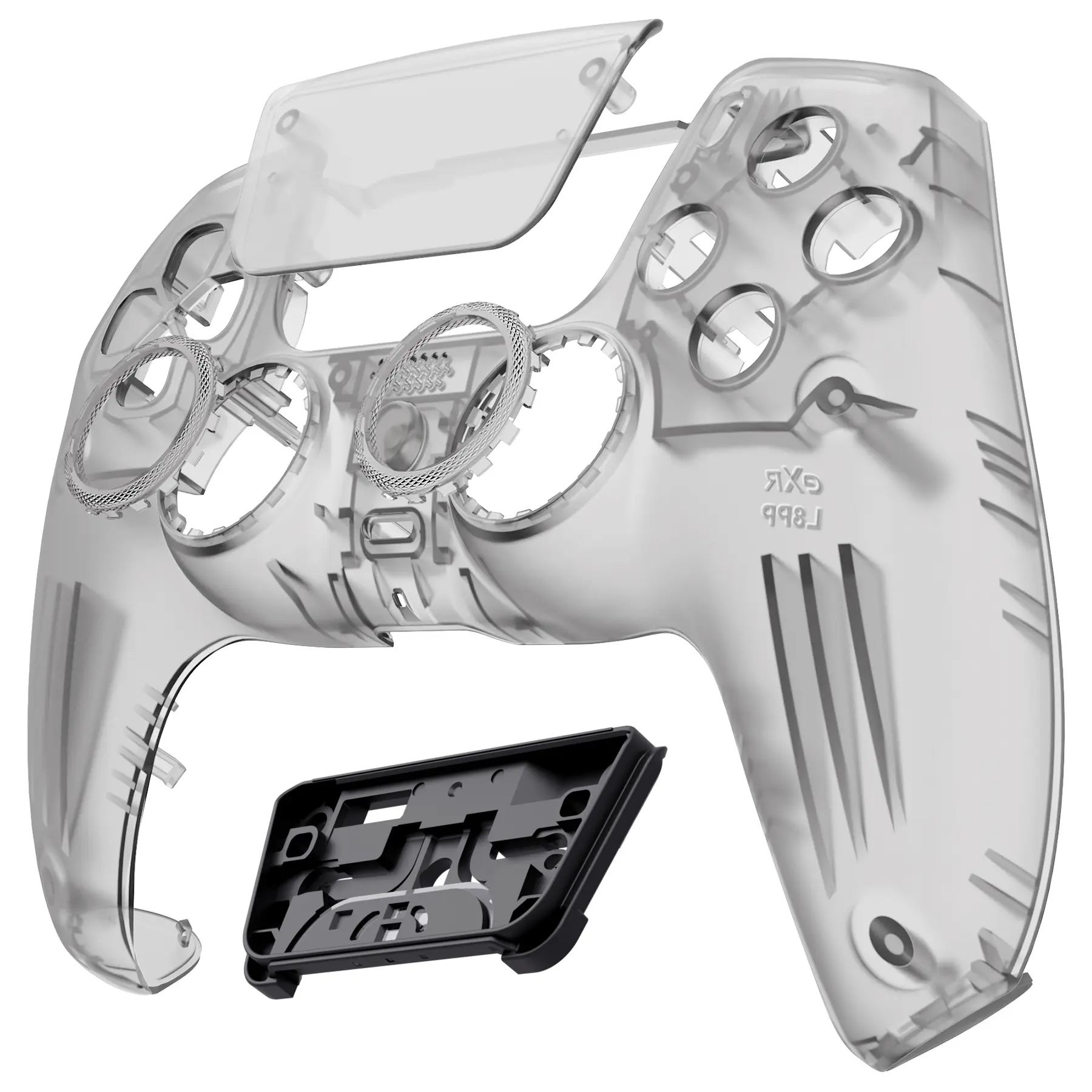 eXtremeRate LUNA Redesigned Replacement Front Shell Touchpad Compatible with ps5 Controller BDM-010/020/030/040/050