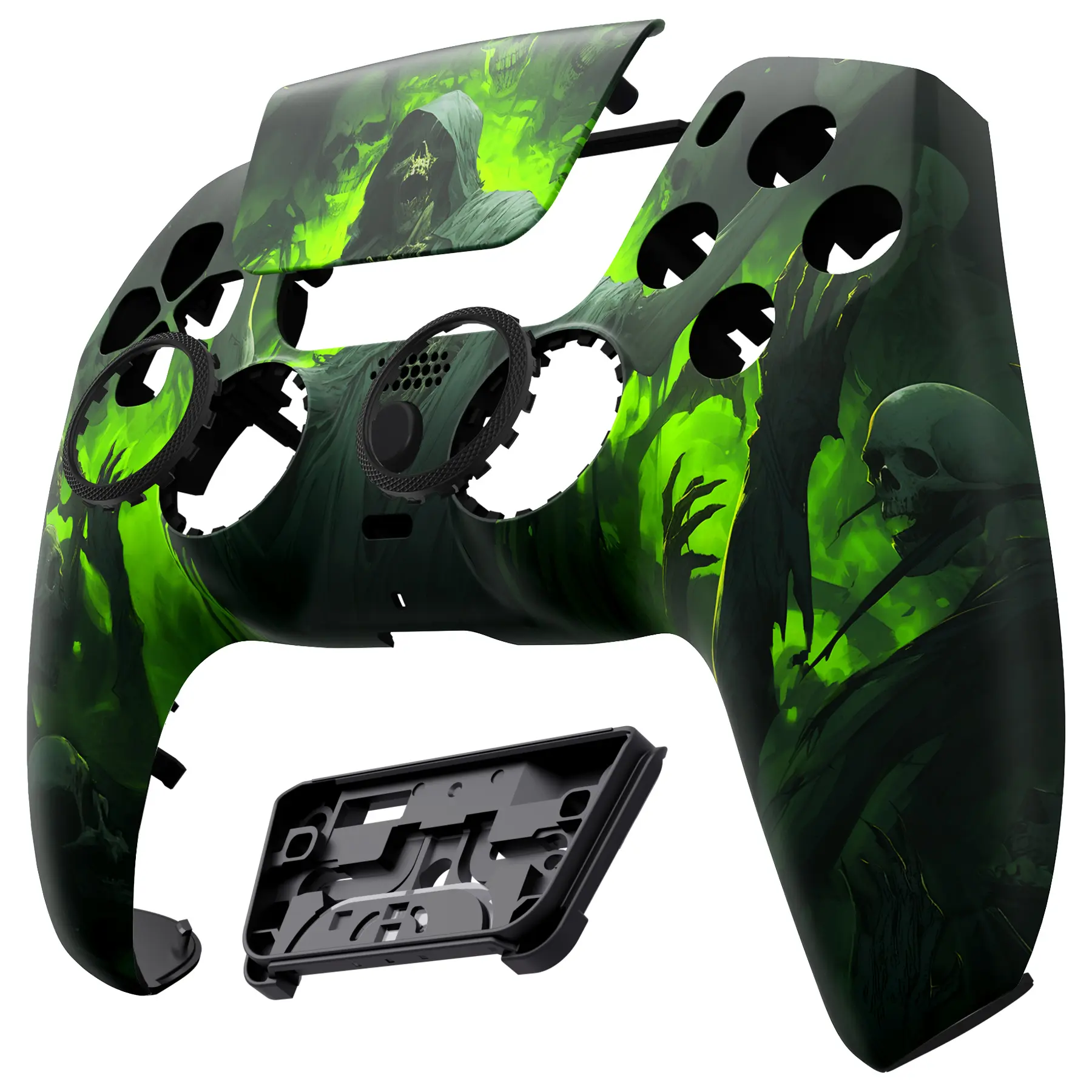 eXtremeRate LUNA Redesigned Replacement Front Shell Touchpad For ps5 Controller BDM-010/020/030/040/050 - Dark Carnival
