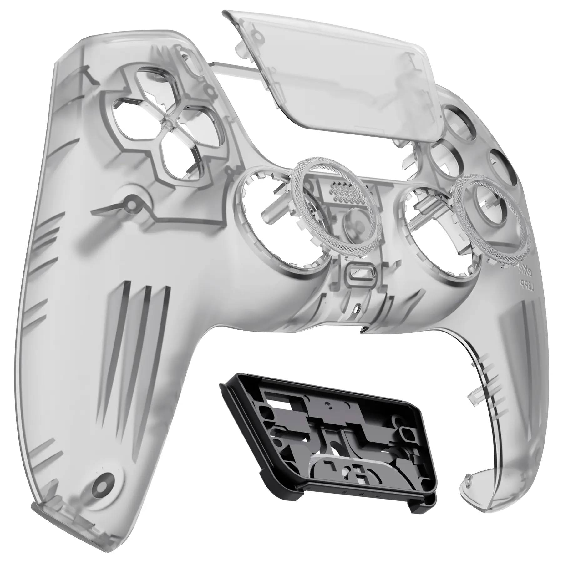 eXtremeRate LUNA Redesigned Replacement Front Shell Touchpad Compatible with ps5 Controller BDM-010/020/030/040/050
