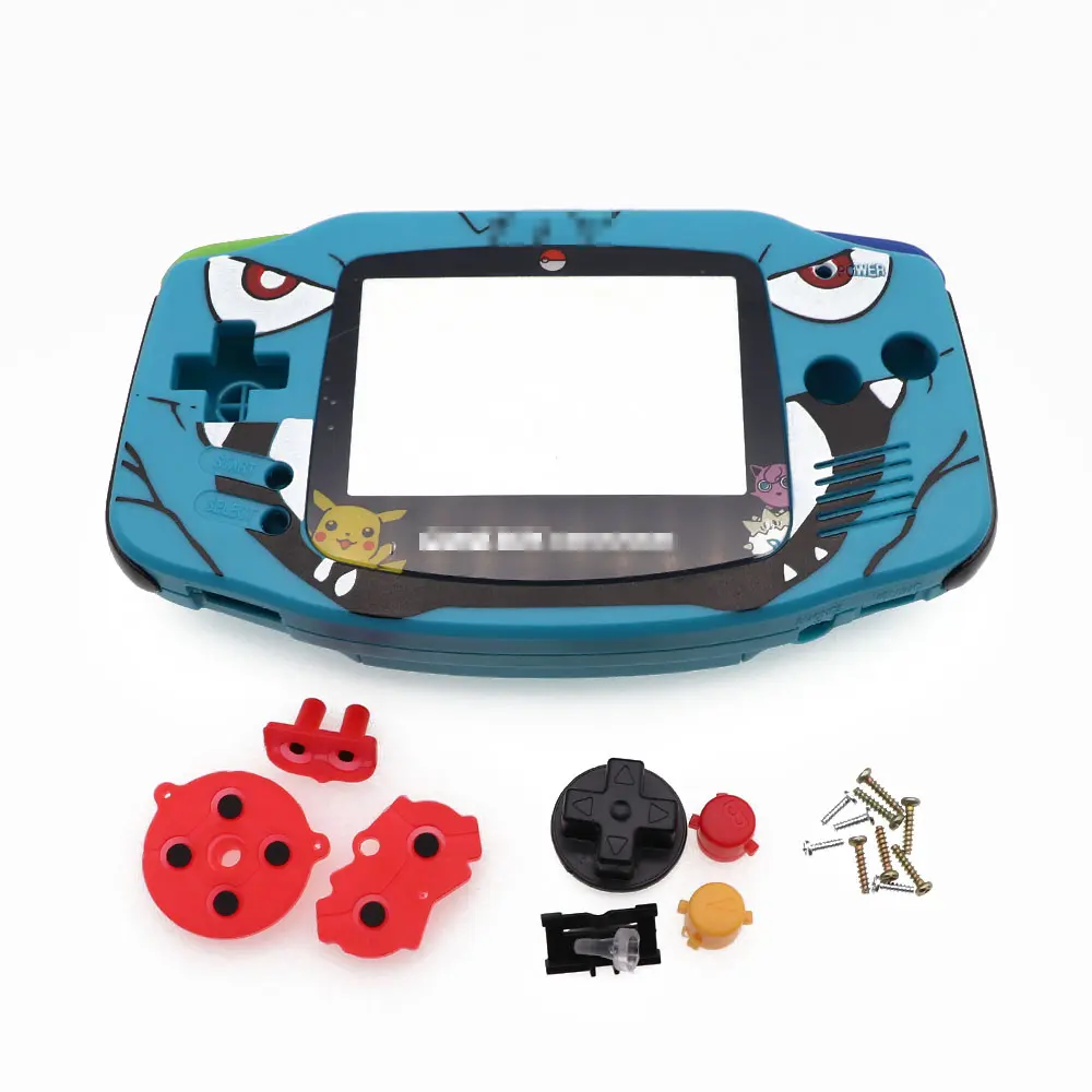 New Full Housing Shell for Nintend Gameboy GBA Shell Hard Case With Screen Lens Replacement for Gameboy Advance Console Housing