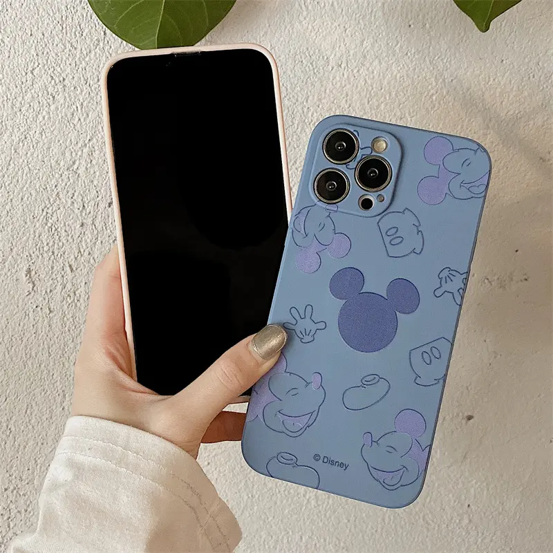 Cute Disney Cartoon Anime Soft Case for iPhone 12 Pro 11 Pro XS Max X XR 7 8 Plus Back Cover Silicone TPU Anti-fall Shell