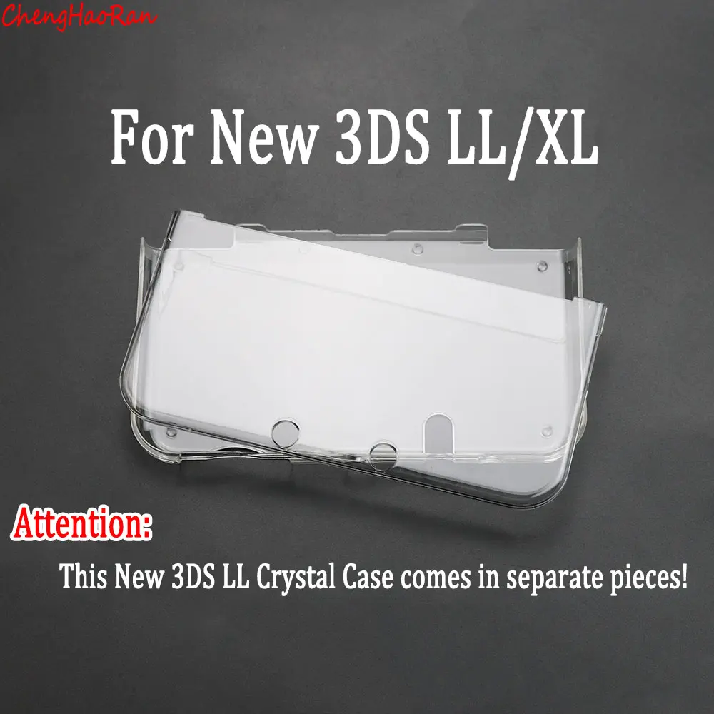 1 Piece Clear Protective Case For PSP PSV GBA SP NDSL DSI NDSi XL 3DS XL New 3DS XLLL Console Plastic Crystal Hard Shell