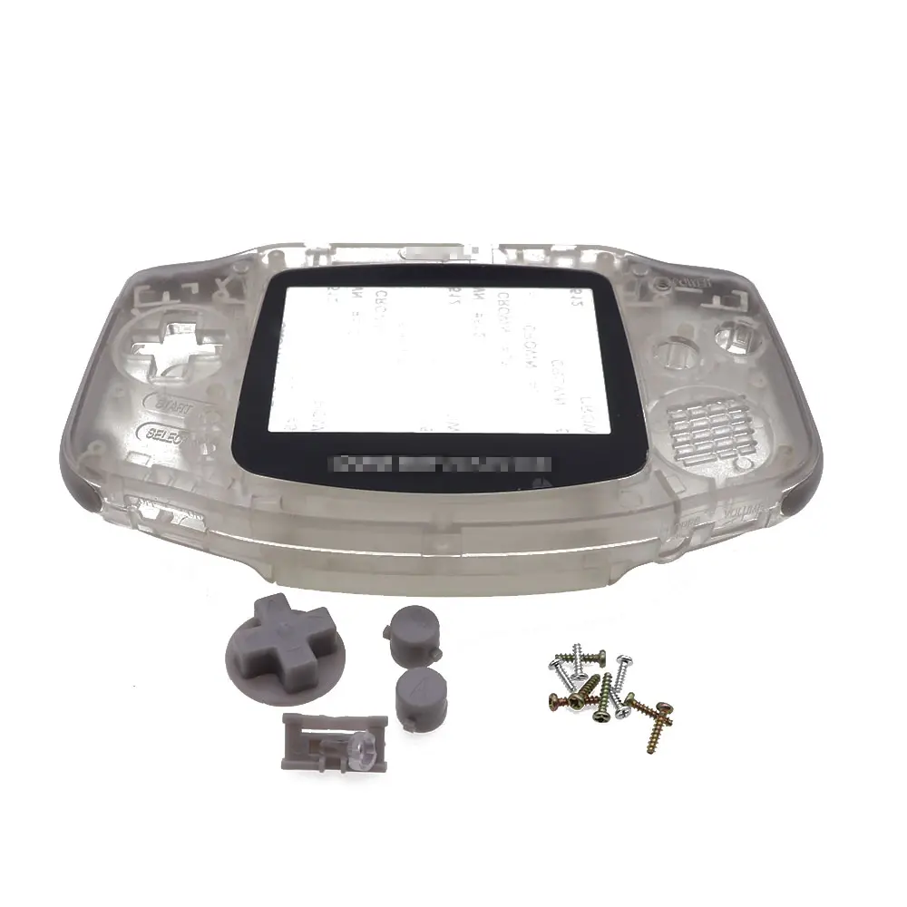 New Full Housing Shell for Nintend Gameboy GBA Shell Hard Case With Screen Lens Replacement for Gameboy Advance Console Housing