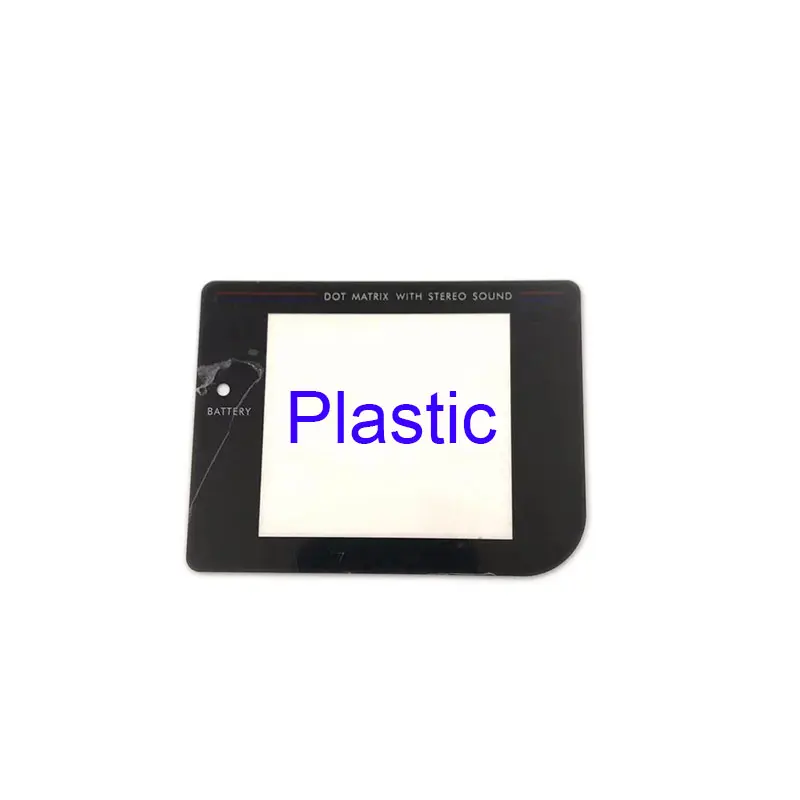 For GB Glass Plastic Mirror Plastic Play It Loud Dark Protective Screen Lens for Gameboy Classic GB Lens Protector