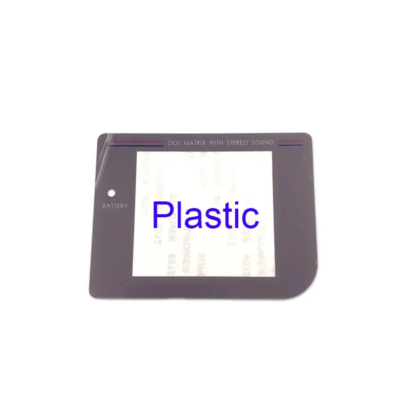 For GB Glass Plastic Mirror Plastic Play It Loud Dark Protective Screen Lens for Gameboy Classic GB Lens Protector
