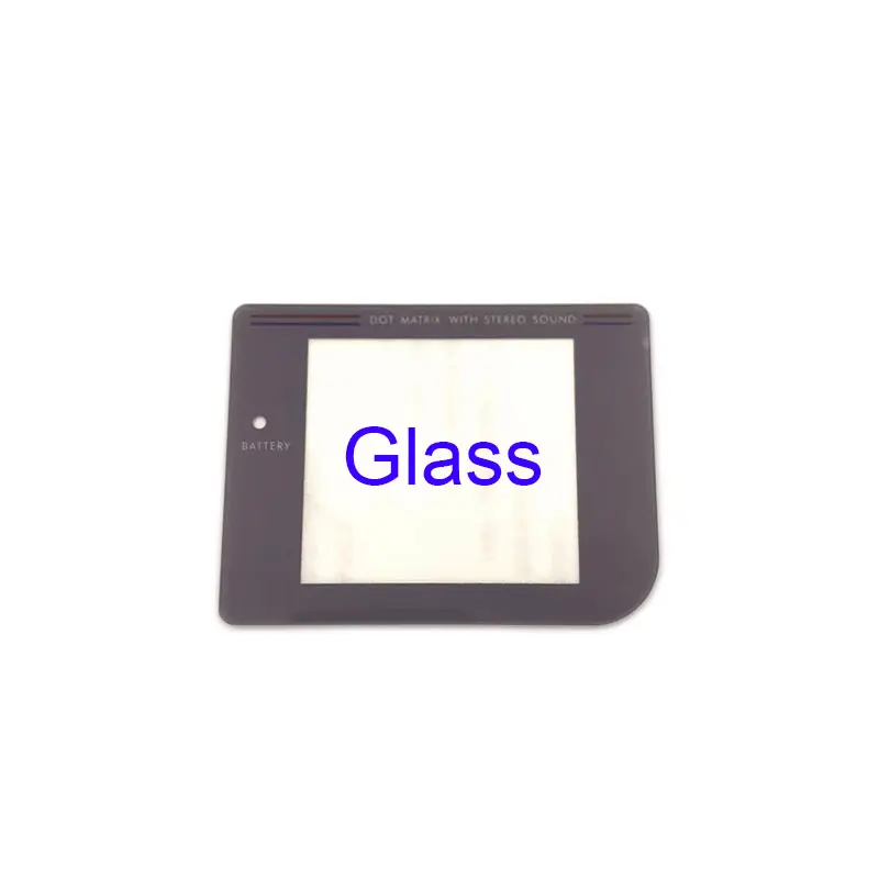 For GB Glass Plastic Mirror Plastic Play It Loud Dark Protective Screen Lens for Gameboy Classic GB Lens Protector