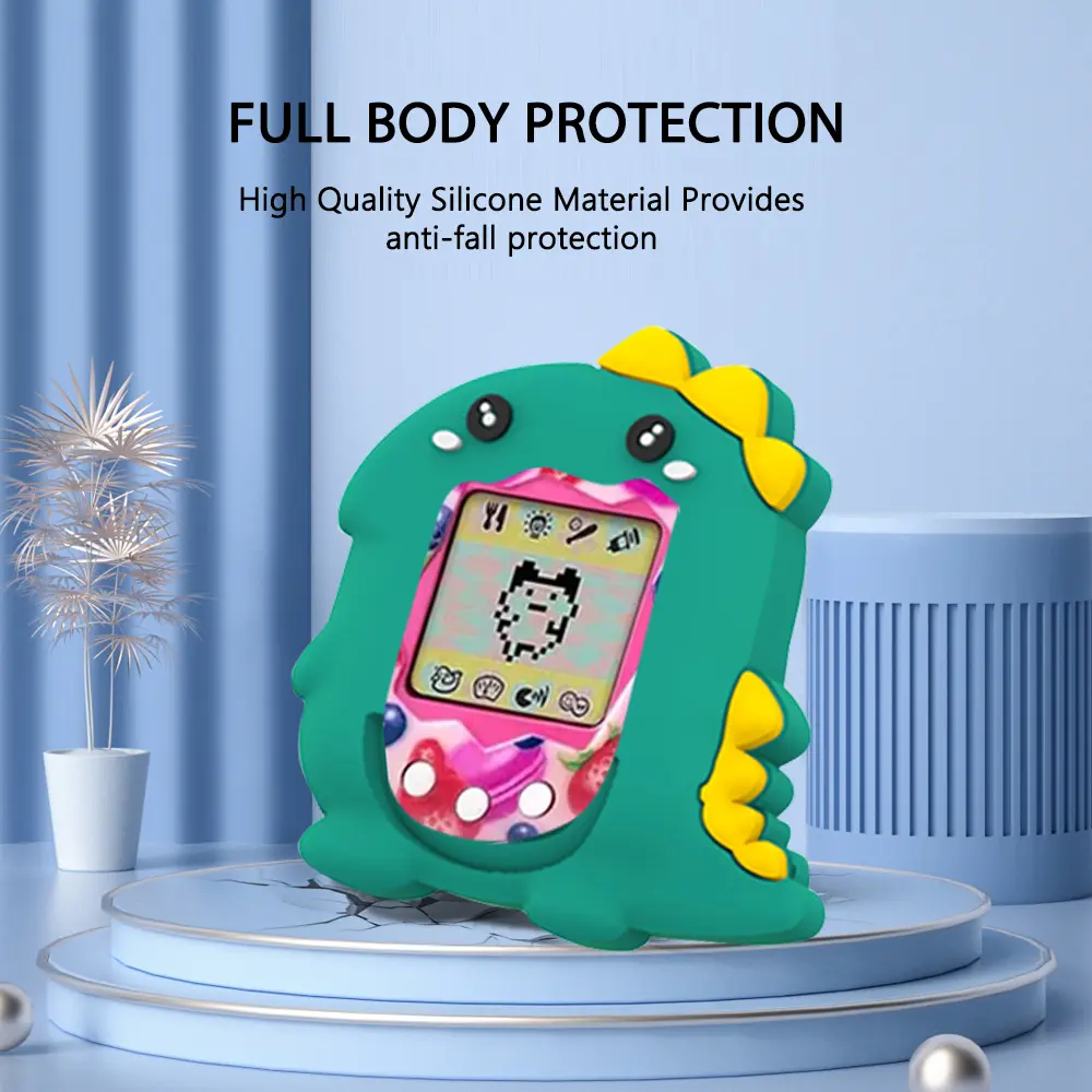 Silicone Case For Tamagotchi Original Protective Case Cover Shell Anti-Scratch Soft Skin with Lanyard Carring Case Accessories