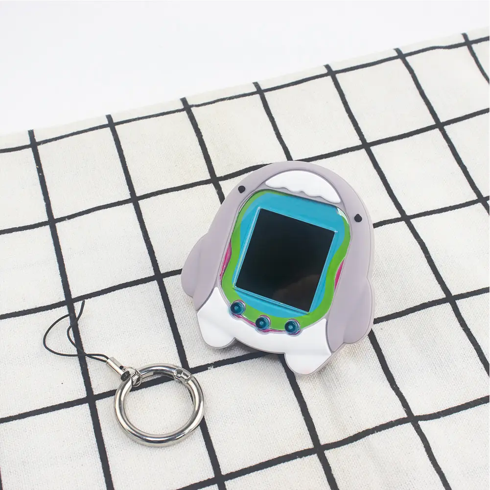 Silicone Case for Tamagotchi Uni Waterproof Protective Skin Sleeve Shell Anti-Scratch Shark Shape 2023 Virtual Pet Machine Cover