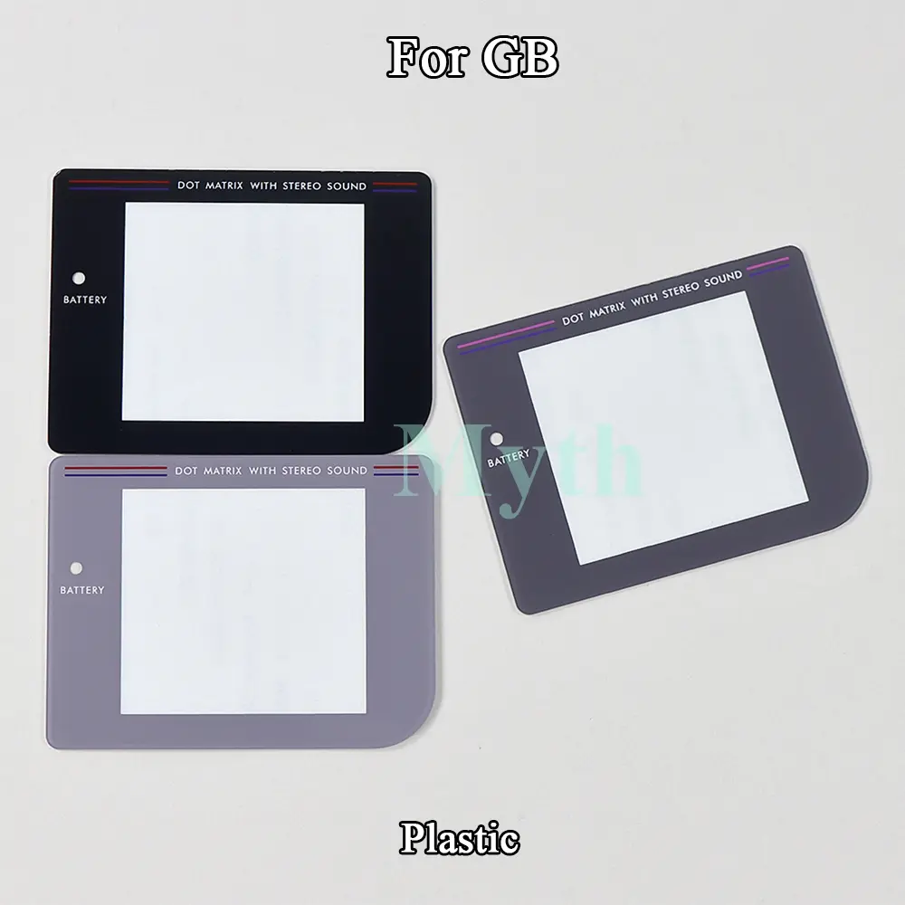 2PCS Replacement Protective Screen Lens For GB Glass & Plastic Screen Lens Cover For Gameboy Lens Protector
