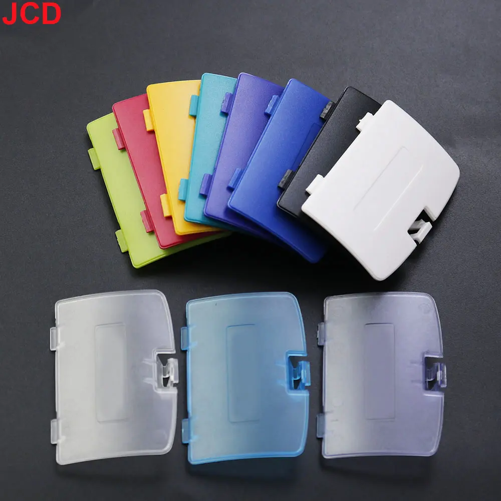 JCD 1Piece For GBC Battery Cover Case Shell  Lid Door Replacement For Gameboy GBC Color Console Back Door Case Repair