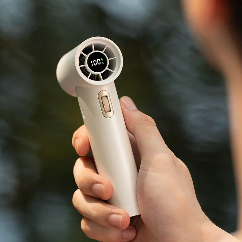New 80000 RPM Big Power Electric Fan For Outdoor Portable Handheld Fan Outdoor Mini High Speed Hair Dryer High-speed Turbo Fan