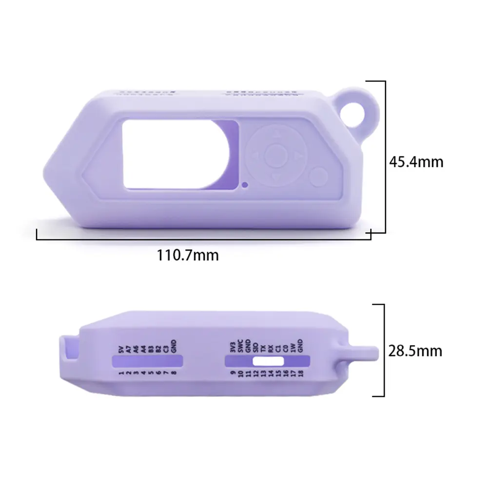 Silicone Case Cover Anti-Scratch Soft Protective Case Anti Scratch Portable Travel Case Protective Shell Sleeve for Flipper Zero