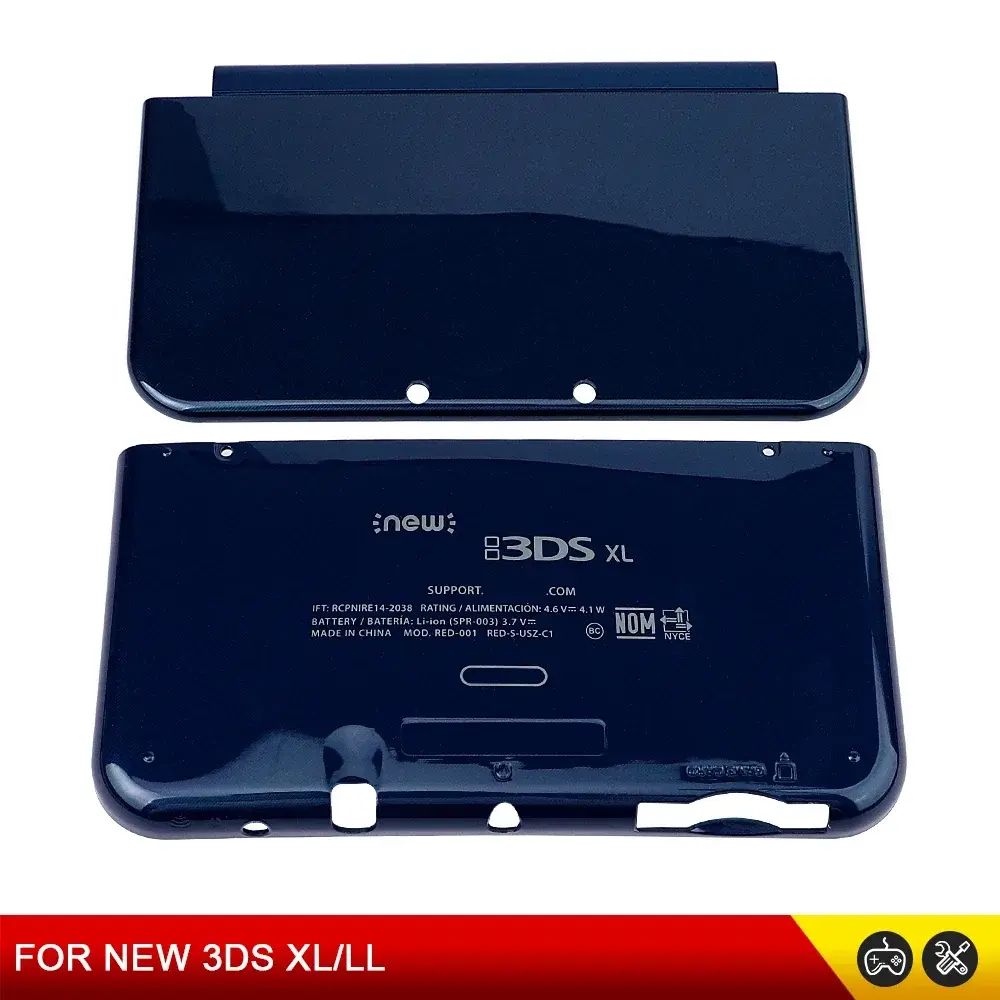 Blue Green Purple 9 COLORS For NEW 3DS XL/LL Top & Bottom Housing Shell Case Replacement Faceplate Cover For NEW 3DS XL Console