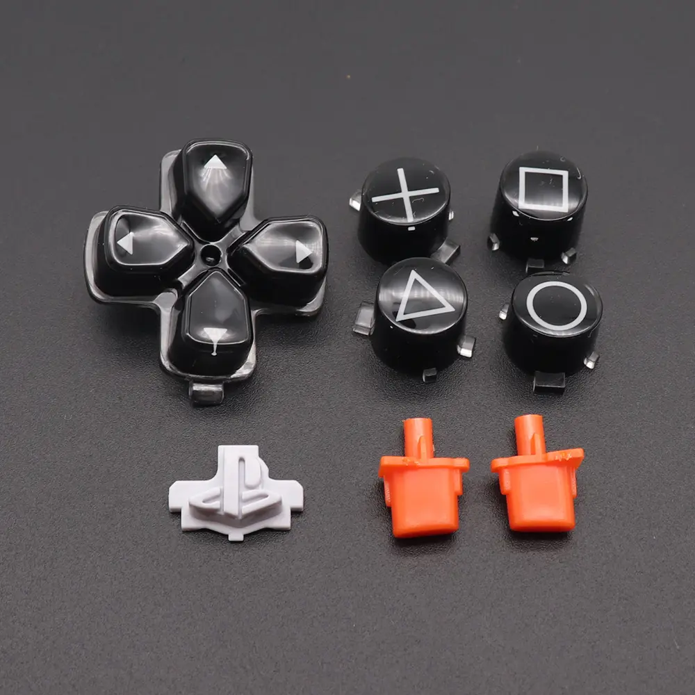 For PS5 Controller Gamepad D-Pad A B X Y Cross Crystal Button Replacement Direction Function Key option and Share Buttons