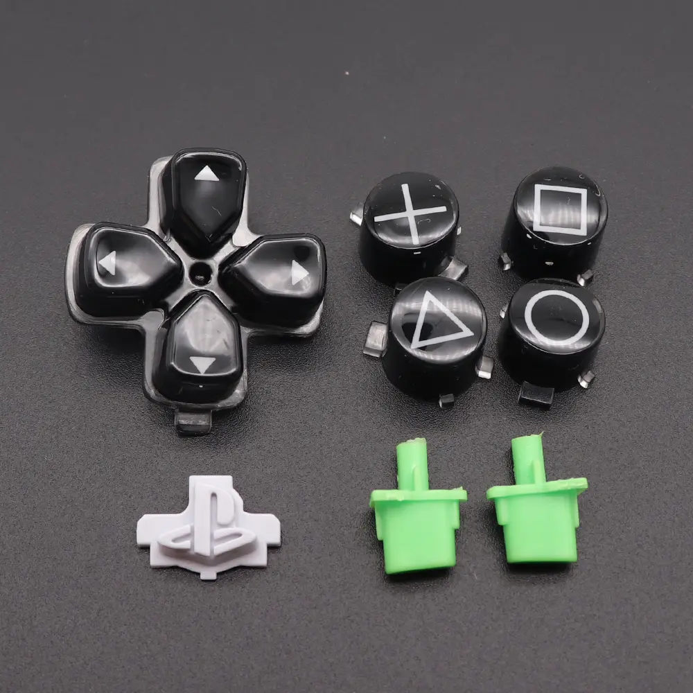 For PS5 Controller Gamepad D-Pad A B X Y Cross Crystal Button Replacement Direction Function Key option and Share Buttons