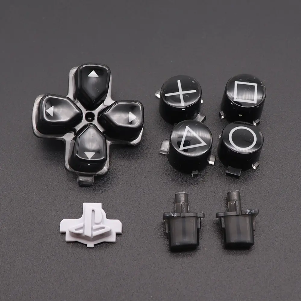 For PS5 Controller Gamepad D-Pad A B X Y Cross Crystal Button Replacement Direction Function Key option and Share Buttons