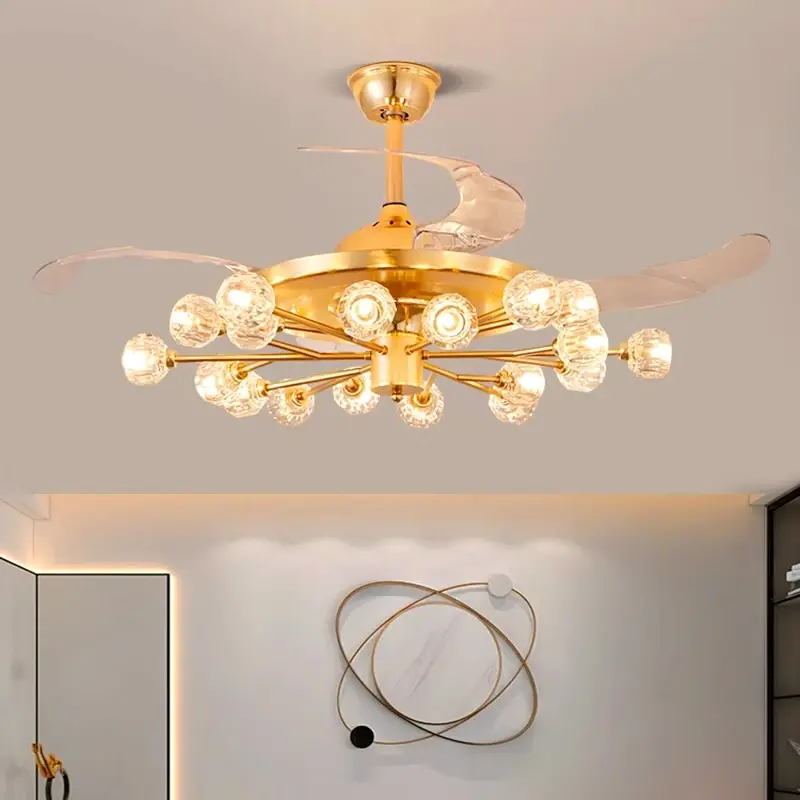Modern led lamp with Ceiling fan without blades kids bedroom Ceiling fan with remote control Ceiling fans with light fixture