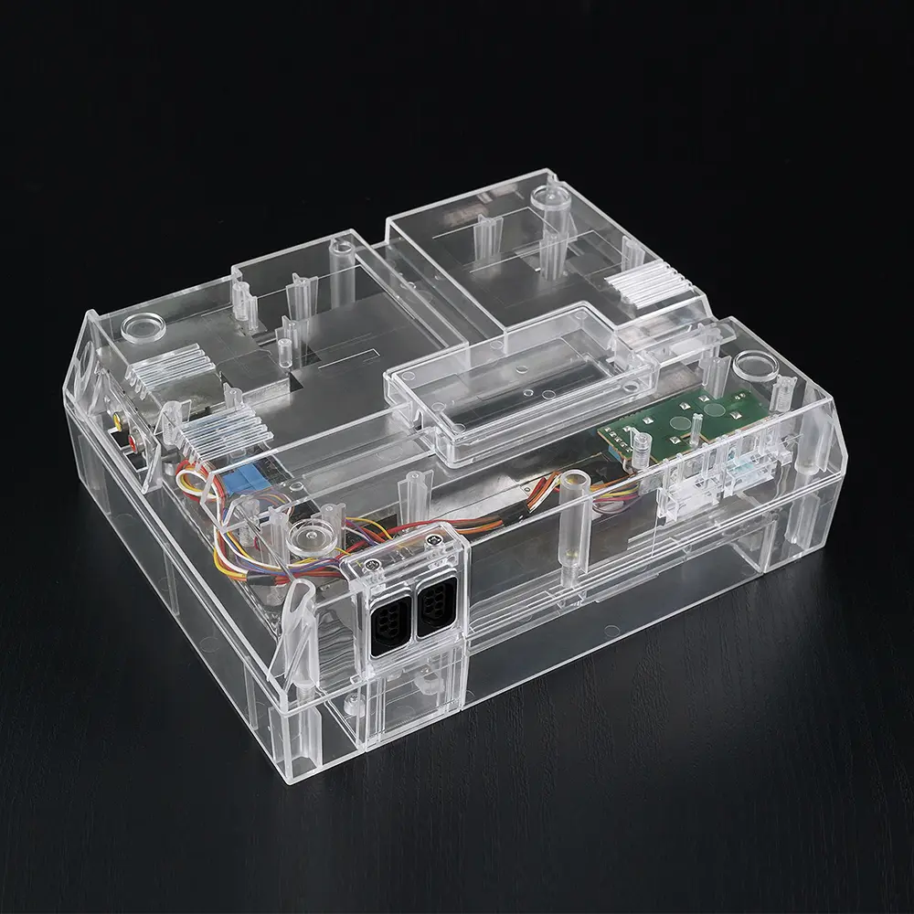 Bitfunx Replacement Housing Shell Transparent Protective Case for NES for Nintendo Entertainment System Console
