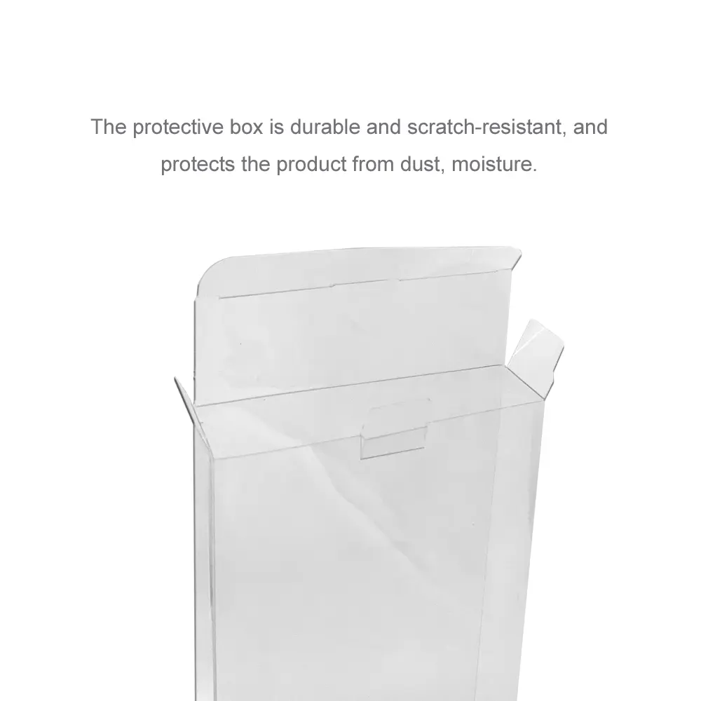 Ruitroliker 10PCS JP Clear Transparent PET Box Protectors Case for N64 Japan Version Games