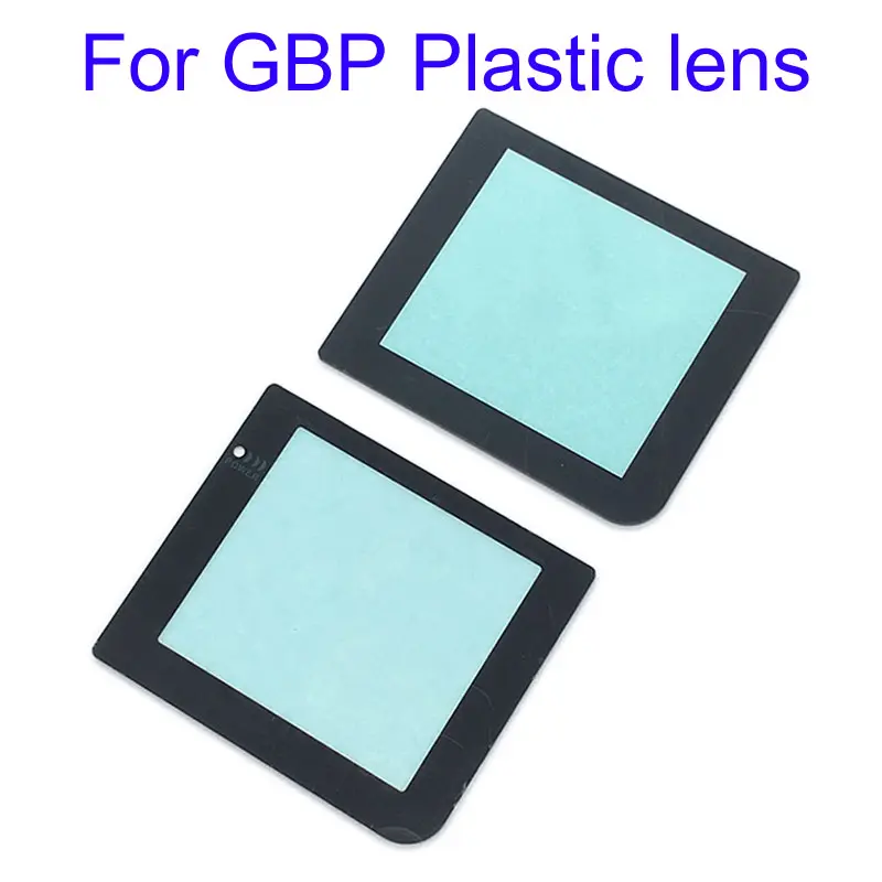 1pcs Plastic Lens Replacement Part With / Withou Light Lamp Hole Screen Lens For Gameboy Pocket GBP Screen Lens Protector