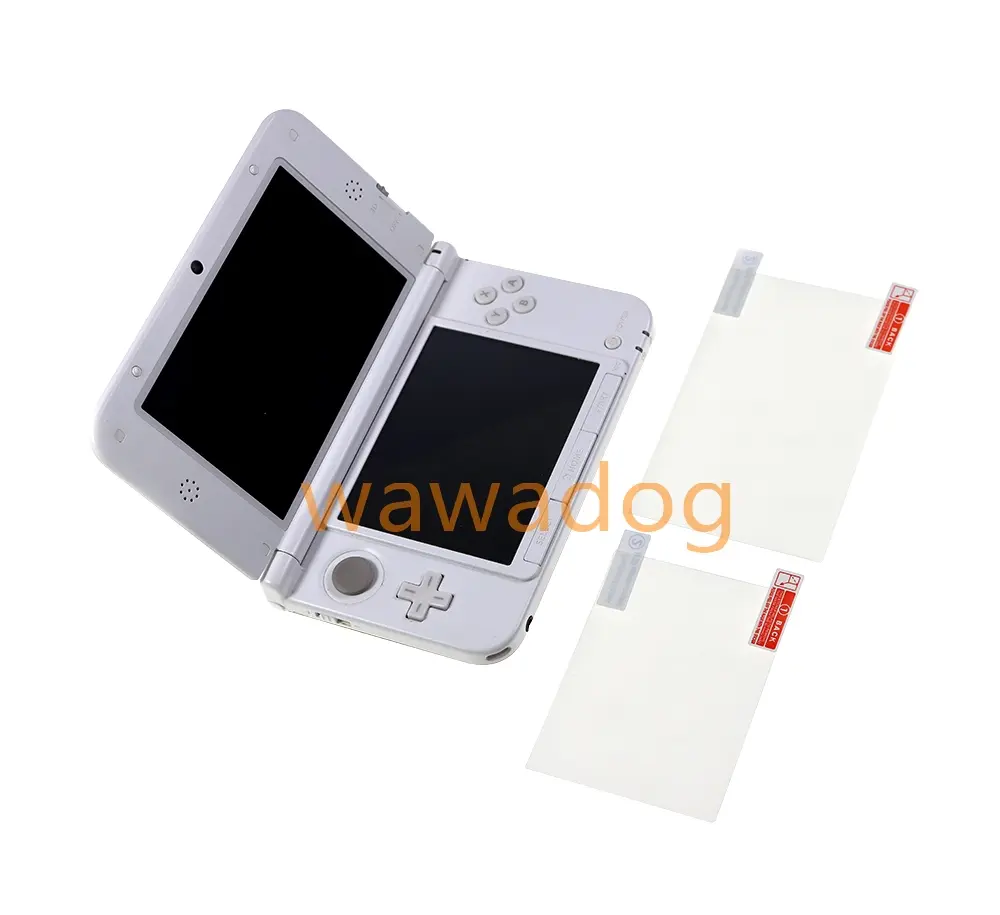 1set Clear Protective PET Film Top+Bottom LCD Screen Protector For 3DSLL 3DSXL