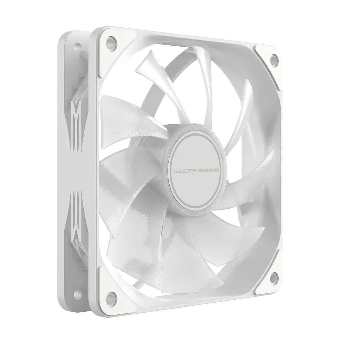 TEUCER AF-10 RGB Fan 3-in-1 800-1800RPM 4Pin PWM 3Pin ARGB Cooling Fans for PC Case and 360mm Water Cooled Radiators