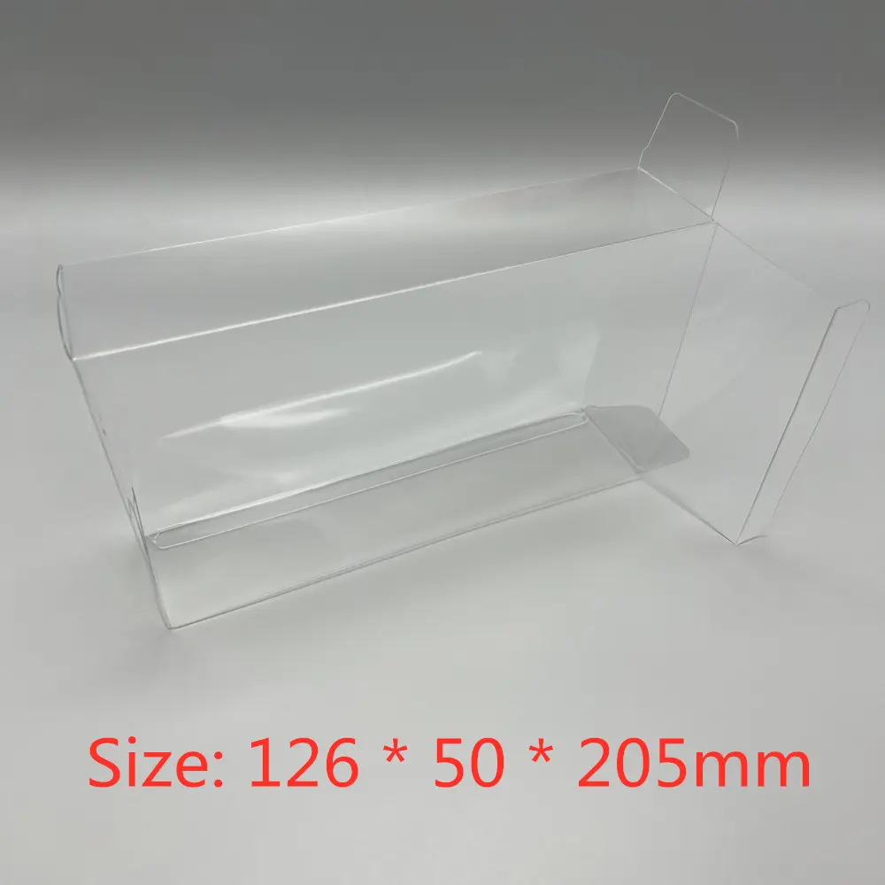PET Box Protector For ONLINE Super Famicom Transparent Collect Boxes For Nintendo SFC Handle Shell Clear Display Case