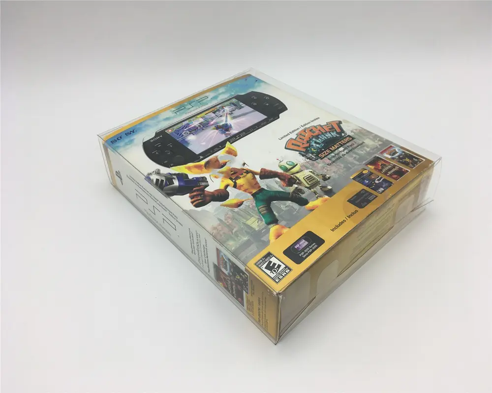 Transparent Box Protector For Sony PSP3000 Collect Boxes TEP Storage Game Shell Clear Display Case For Use