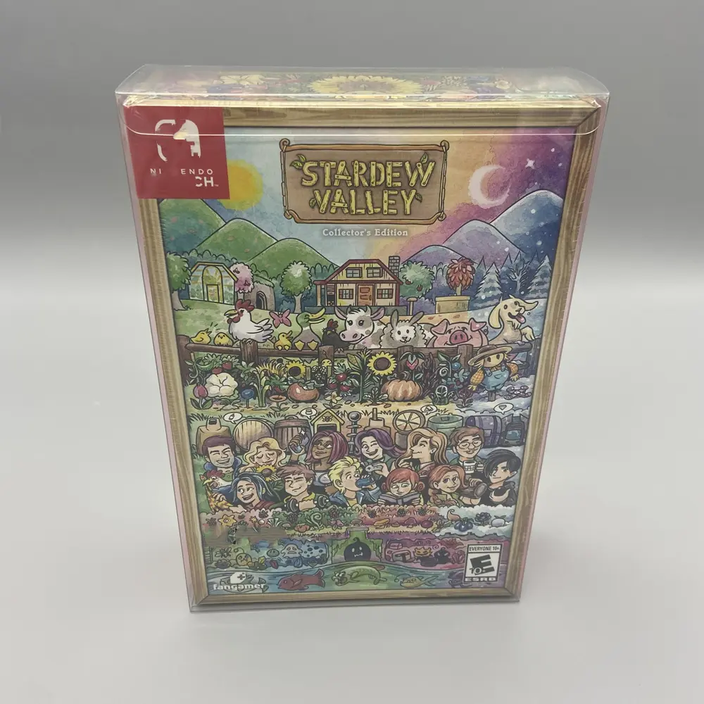 Transparent Box Protector For Stardew Valley Collect Boxes For Nintendo Switch NS Game Shell Clear Display Case