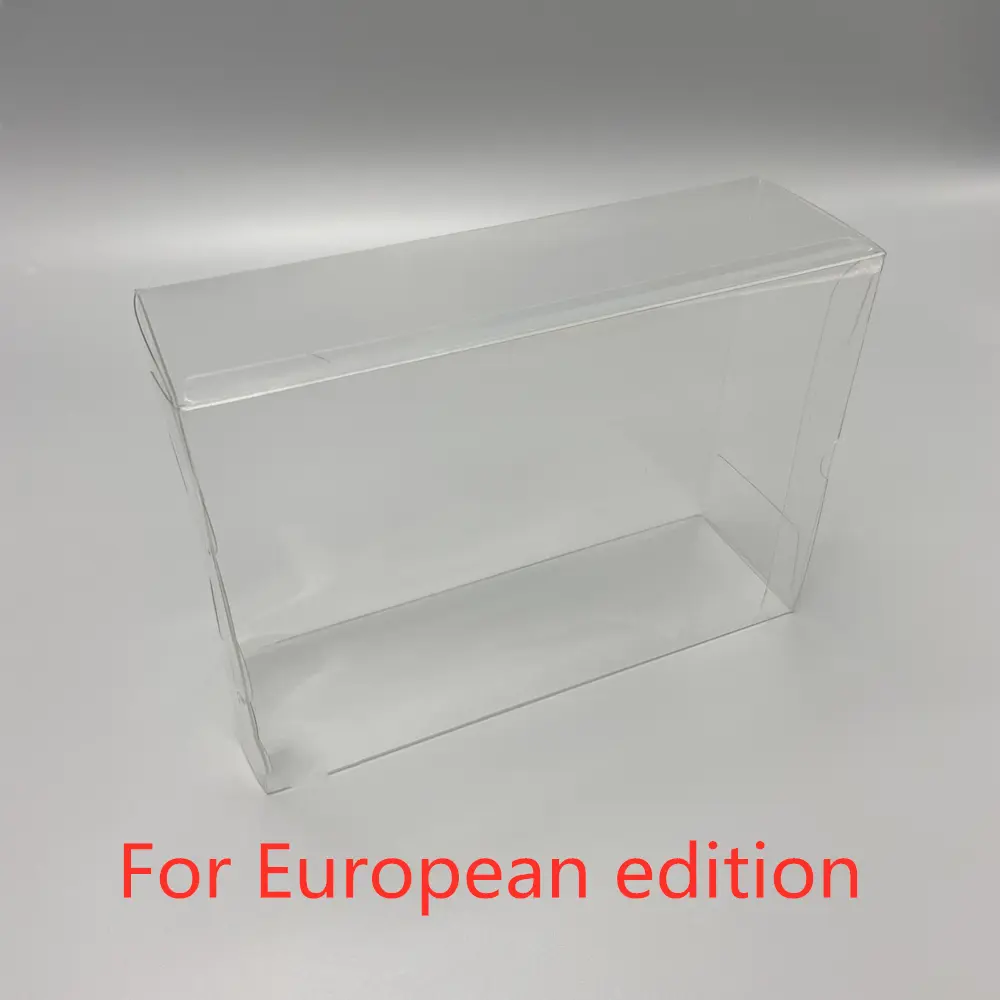 PET Box Protector For COVER PLATES New Nintendo 3DS Console Transparent Collect Boxes Clear Display Case For EUR
